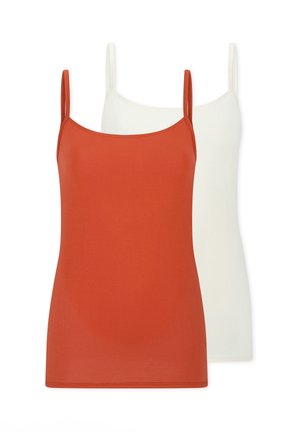 2PACK SPAGHETTI - Hemd - terracotta/creme