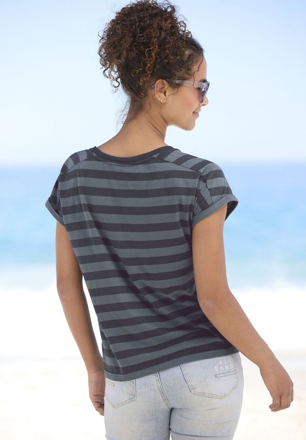 T-Shirt print - petrol blau