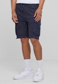 Urban Classics DOUBLE POCKET  - Šortai - navy