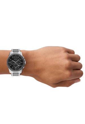 Armani Exchange, ARMANI EXCHANGE MEN TRADITIONAL WATCHES - Chronograph - silver-coloured