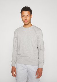 Brave Soul AZLONC - Felpa - light grey marl