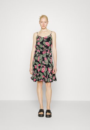 PIECES Tall PCNYA BUTTON DRESS - Φόρεμα ημέρας - loden frost/palms