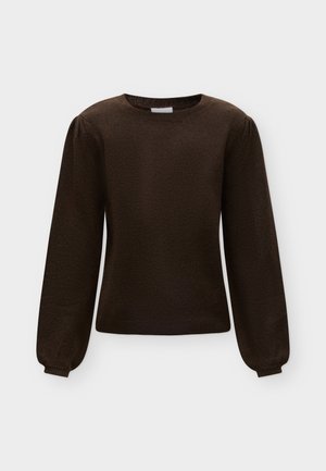 VILA, VIKEHLA - Pullover - coffee bean