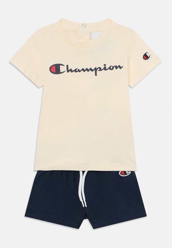 ICONS CREW NECK WITH LARGE LOGO SET  - Shorts - beige