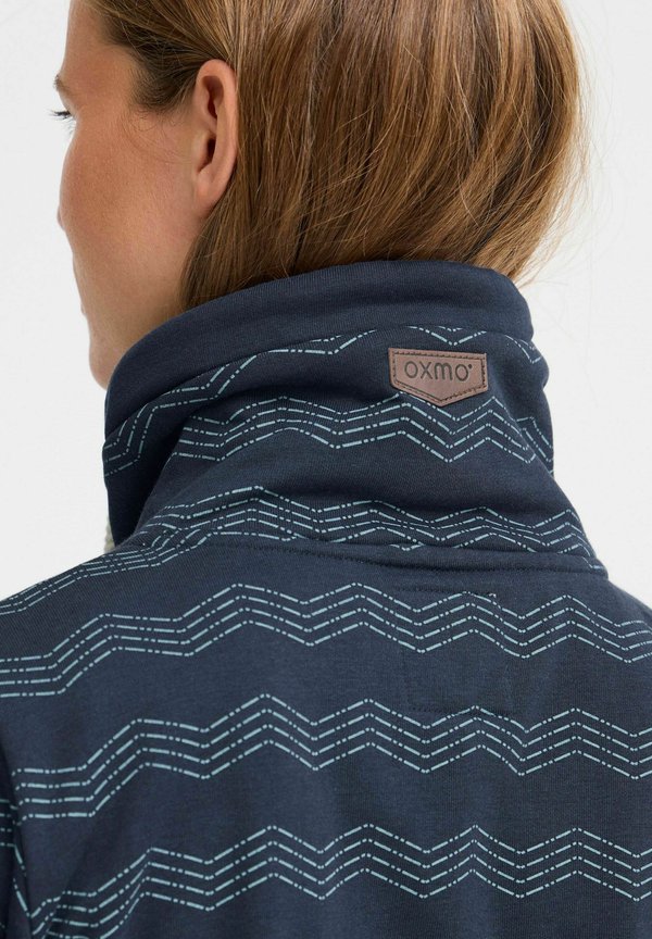 OXVANTA - Zip-up sweatshirt - total eclipse3