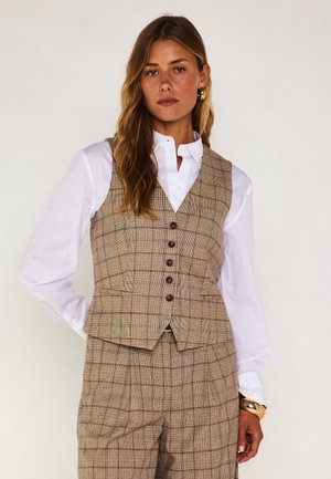 SIMEON - Veste sans manches - camel clair