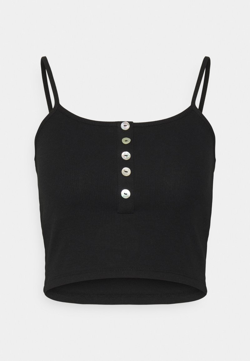 ONLY Petite ONLNESSA SHORT BUTTON - Top - black