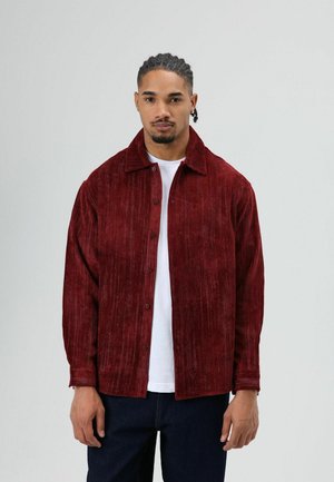 CORDUROY TEXTURE - Lichte jas - burgundy