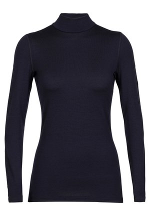 icebreaker MERINO 260 MID WEIGHT TECH TURTLENECK - Maglietta a manica lunga - DARK BLUE