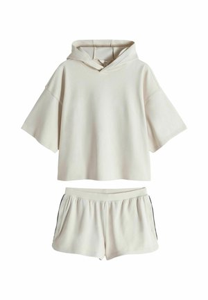 SOFT TOUCH HOODIE AND SET - Tracksuit - cream