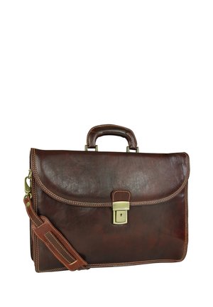 DrachenLeder BUSINESS TOSCANTO - Mallette - braun