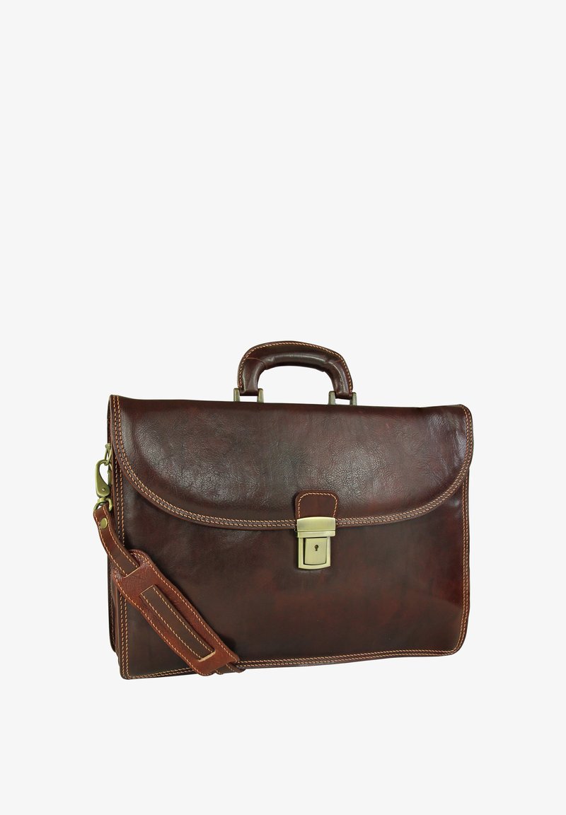 DrachenLeder BUSINESS TOSCANTO - Briefcase - braun