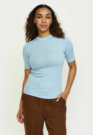 ROMAN - Lihtne T-särk - cashmere blue melange