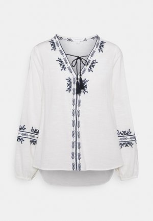BLUSA BORDADO - Blůza - ivory