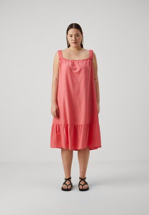 CARJUPITER LIFE STRAP MIDI DRESS  - Freizeitkleid - coral paradise