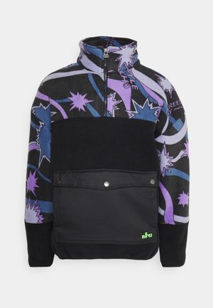 LILLEHAMMER 89 UNISEX - Fleecepullover - black/lilac