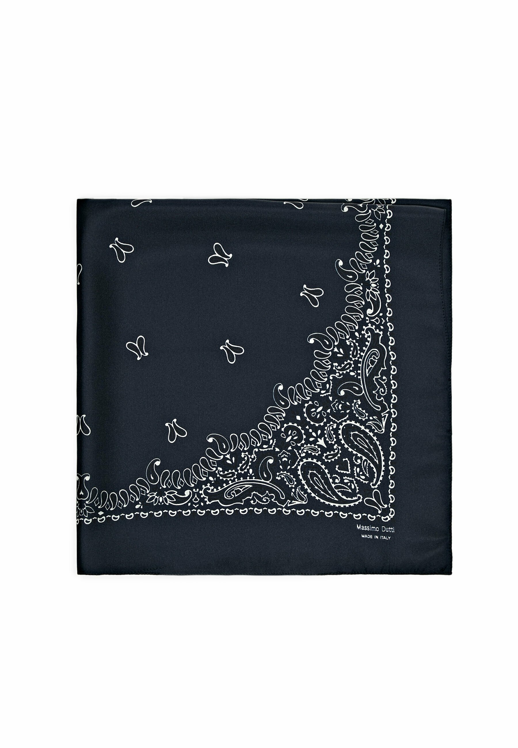 Massimo Dutti BANDANA PASLEY - Headscarf - dark blue