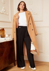 Love & Roses PONTE WIDE LEG TAB DETAIL  PETITE  - Tygbyxor - black