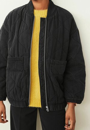 Blouson Bomber - black denim