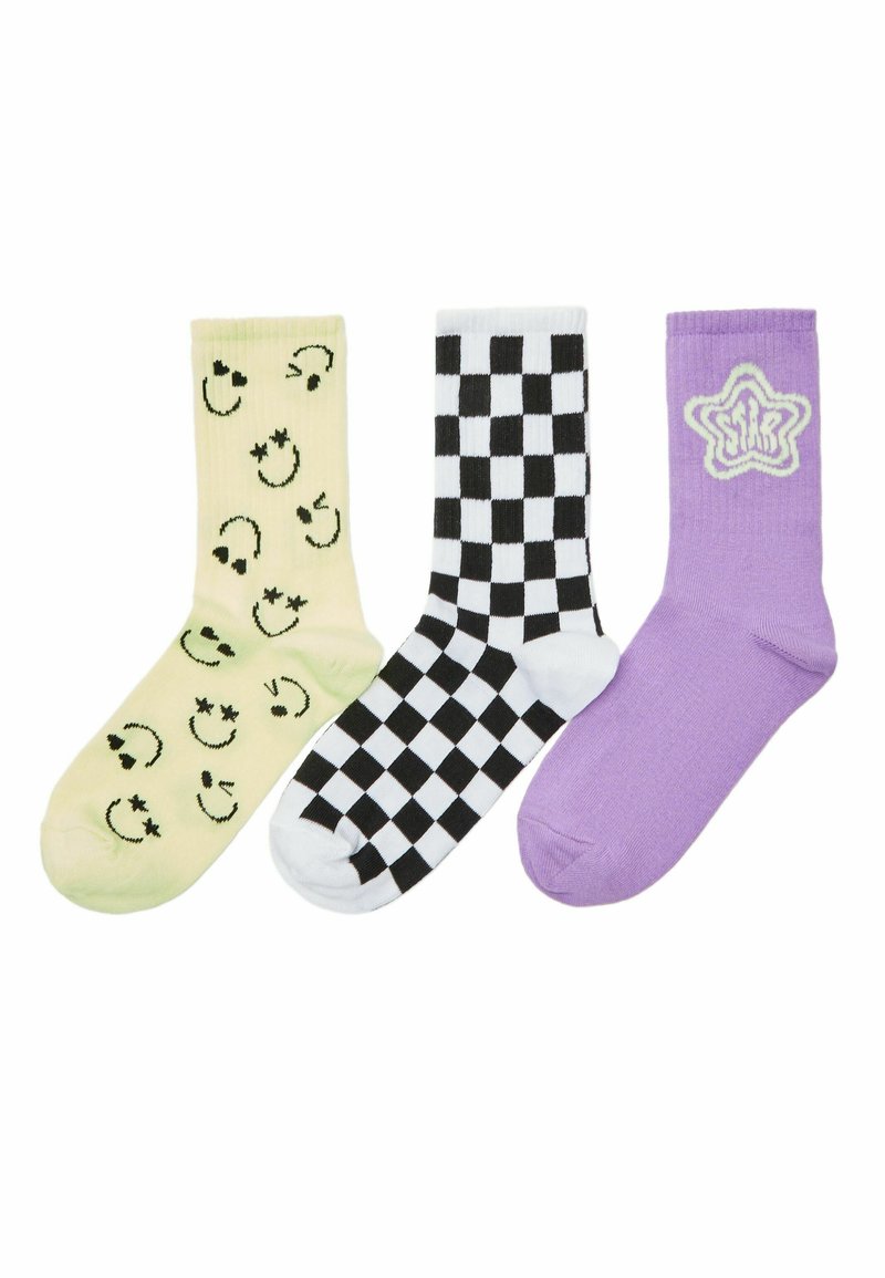 Damen Strumpfhosen | Bershka 3 PACK Socken mauve - SS54870 Damen Strumpfhosen | Bershka 3 PACK Socken mauve - SS54870