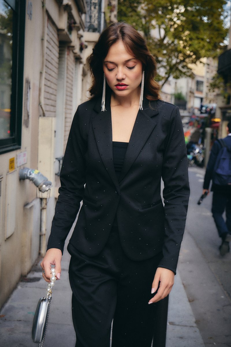 Veste Femme ICHI - Taille M - Noire - Occasion Très Bon état