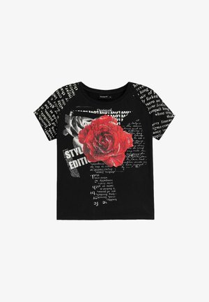Desigual, T-Shirt print - black