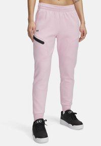 Under Armour - UNSTOPPABLE FLEECE - Pantalon de survêtement - prime pink Image miniature 1