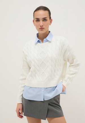 REGULAR FIT - Maglione - optical white