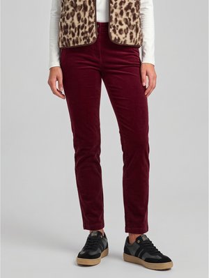 TOM TAILOR, TTAPERED RELAXED - Панталони - preppy plum