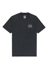 Czarny bawełniany t-shirt z okrągłym dekoltem i krótkimi rękawami. Na piersi znajduje się biały nadruk z tekstem "1994 DC Shoes Worldwide".