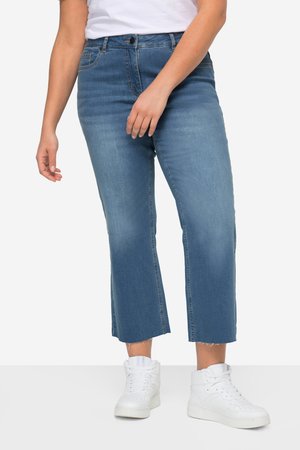 Angel of Style, 7/8 CLAIRE STRETCHKOMFORT GESCHNITTENER SAUM 5-POCKET - Jeans Slim Fit - light blue