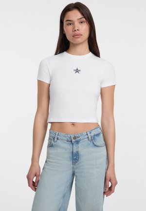 Guess Jeans T-shirt basic - weiß