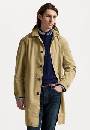 TWILL CAR COAT - Classic coat - khaki