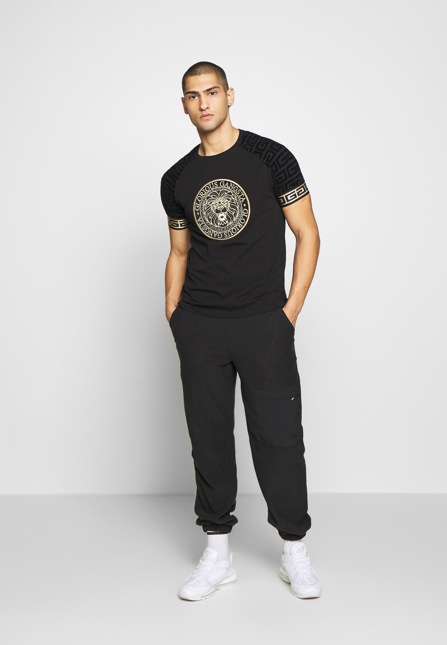 Glorious Gangsta NAPOLI T shirts med print blacksvart Glorious Gangsta NAPOLI T shirts med print blacksvart