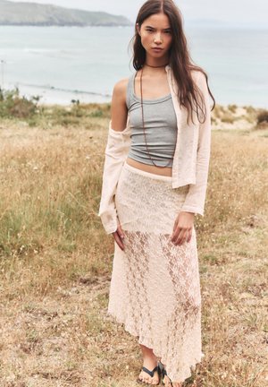 ASYMMETRIC  MIDI  - A-Linien-Rock - beige