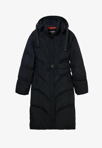 Stradivarius - Cappotto imbottito taglio lungo grigio scuro con cintura Stradivarius - Cappotto imbottito taglio lungo grigio scuro con cintura