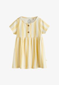 Ikke valgt, yellow cream spot stripe