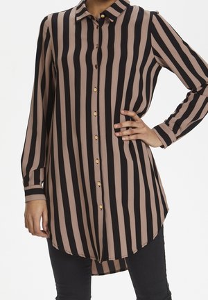 Button-down blouse - beige