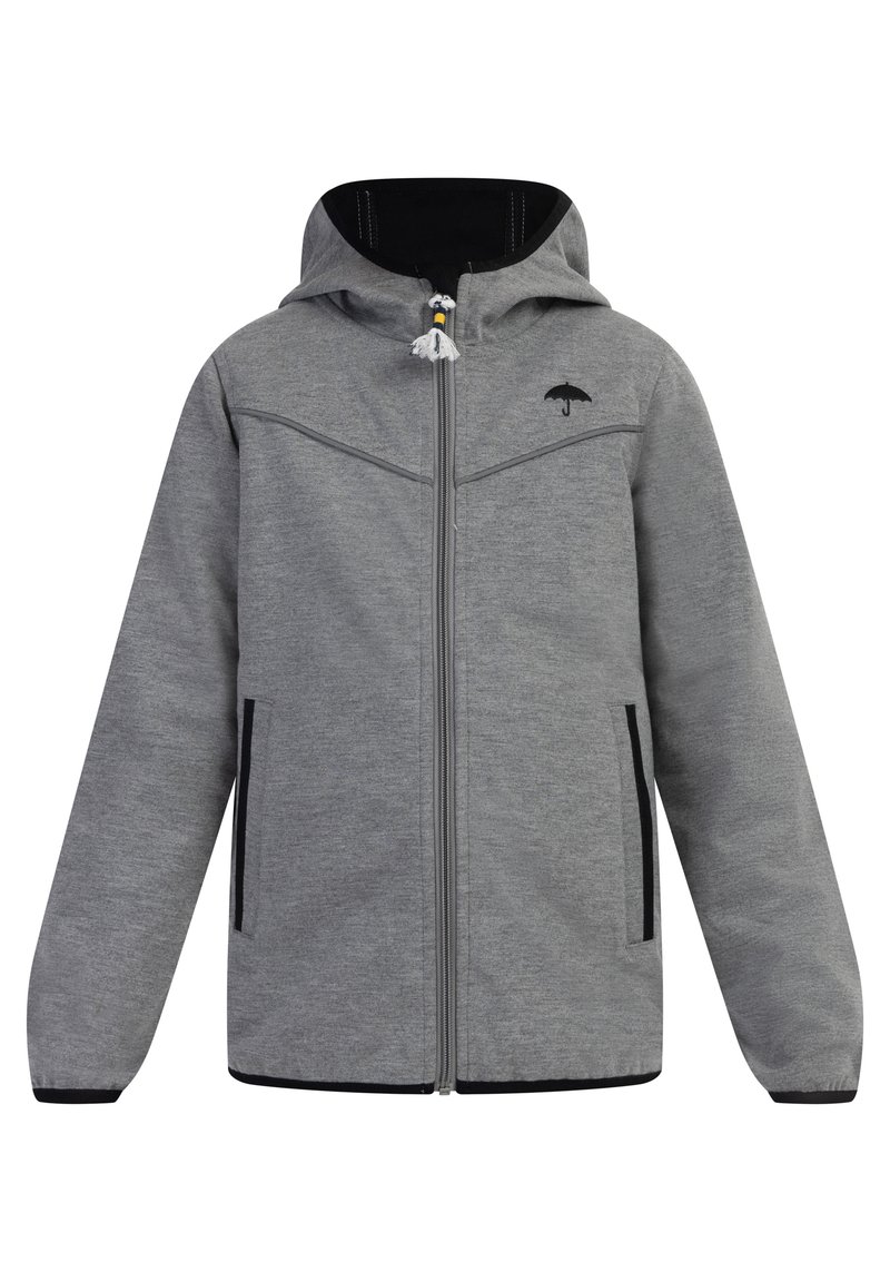Schmuddelwedda Outdoorjas grijs gemêleerd