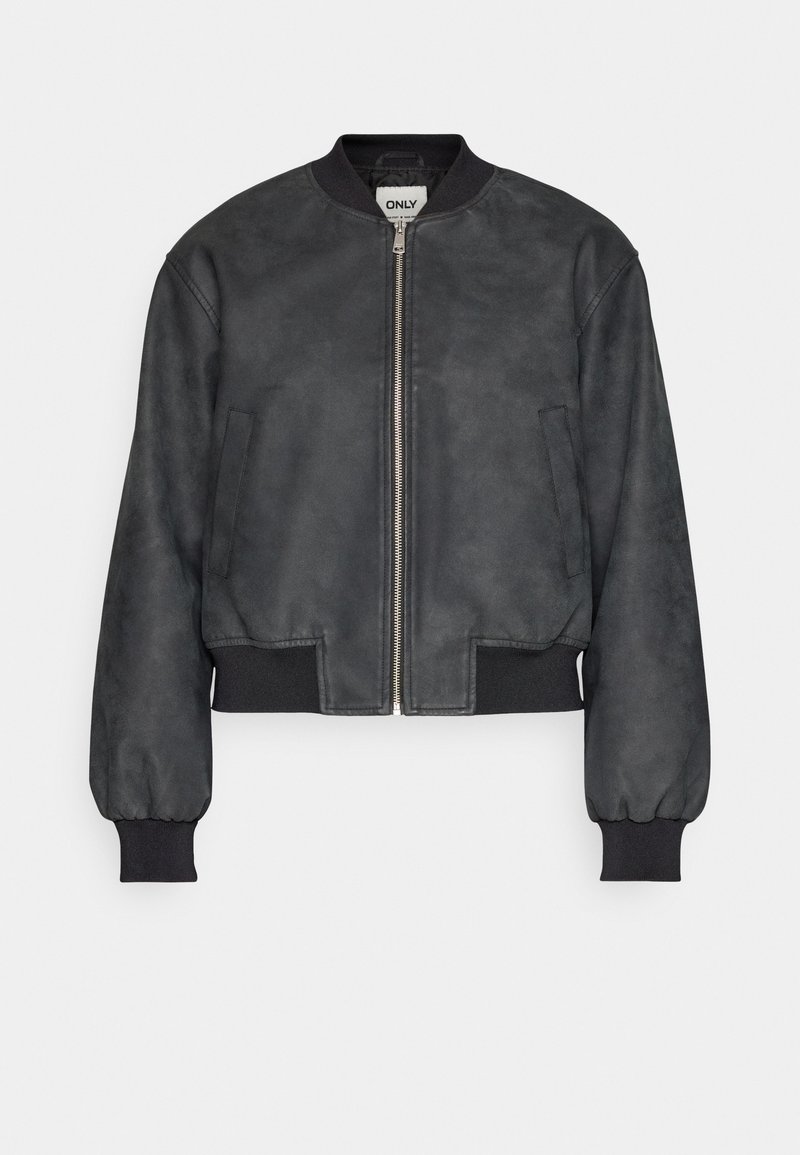 Chaqueta Bomber Zara Faux Suede Hombre Gris Women Next REGULAR FIT