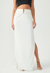 BWLDR WILLOW MAXI SKIRT - Maksi svārki - white