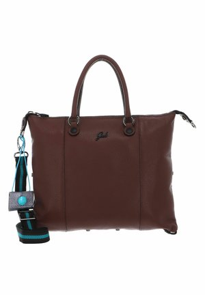 Shopping bag - dark leather