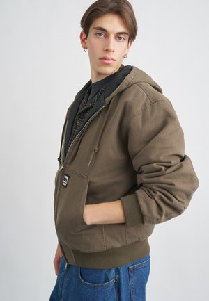 RANDY ZIP UP HOOD - Bombera - wren