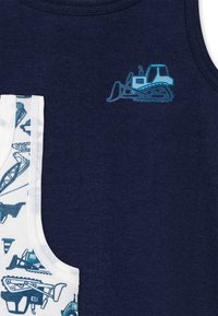 Schiesser 2-PACK  - Undershirt - dunkelblau weiss