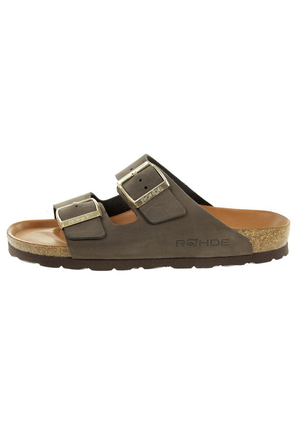 ALBA MOCCA - Pantolette flach - mocca