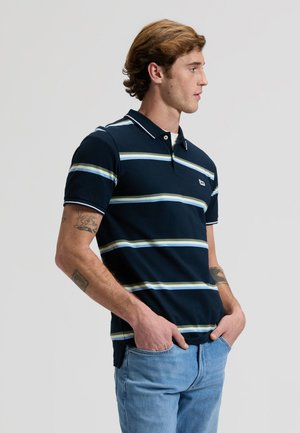 SHORT SLEEVE REGULAR FIT - Polo - lime ice/navy
