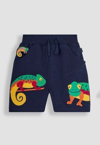 JoJo Maman Bébé APPLIQUE IN POCKET - REGULAR FIT - Teplákové kalhoty - navy blue chameleon