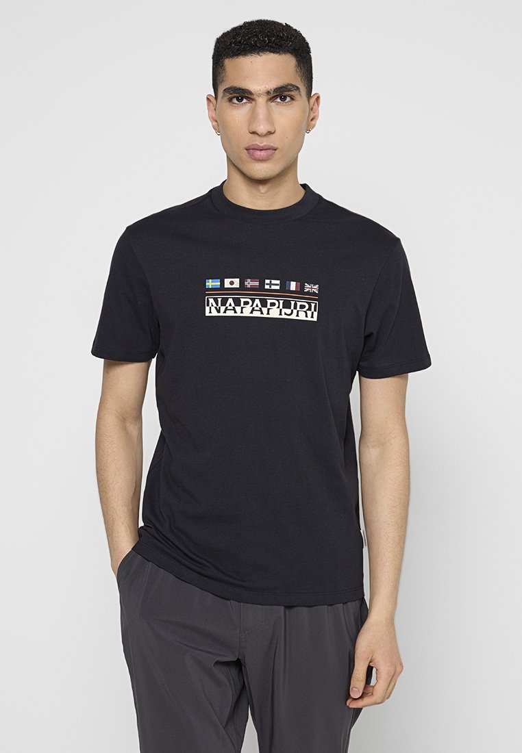 Napapijri T-shirt print zwart