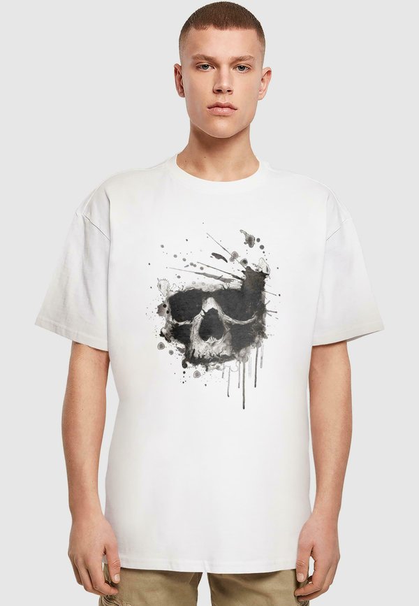 WATERPAINT SKULL - T-Shirt print