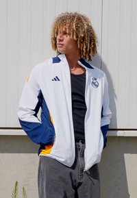 adidas Performance REAL MADRID PRESENTATION - Klubbklær - white/crew orange/navy blue
